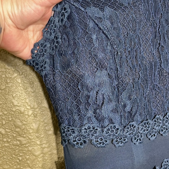 CITY TRIANGLES Scalloped Lace A-Line Dress - Picture 10 of 15